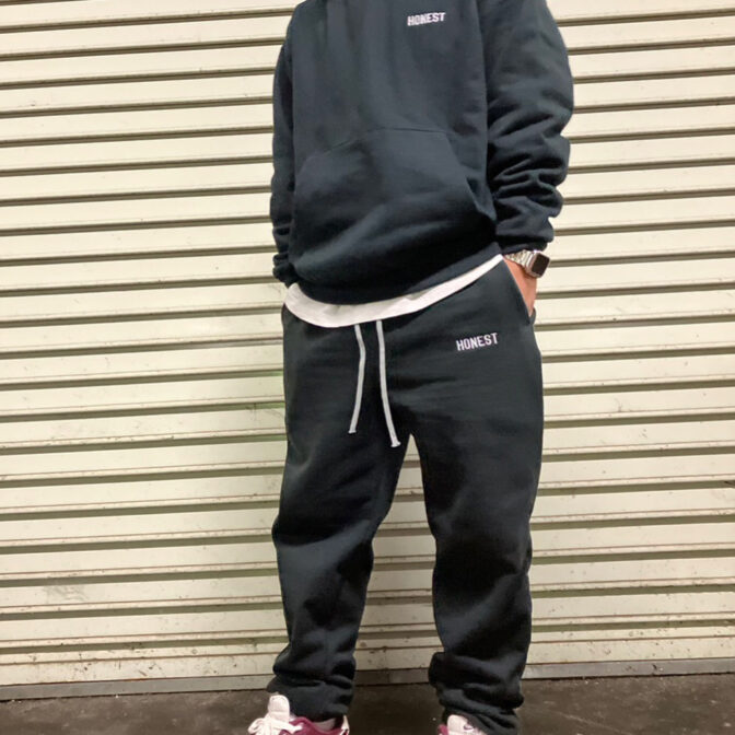 original logo sweat pants【Black】 | Honest BYC