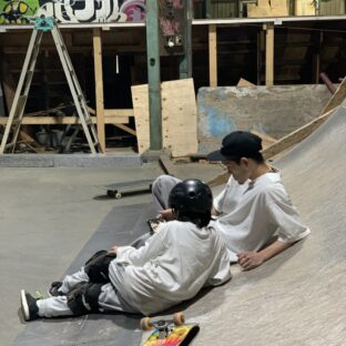 息子のenjoy skateboard DAY