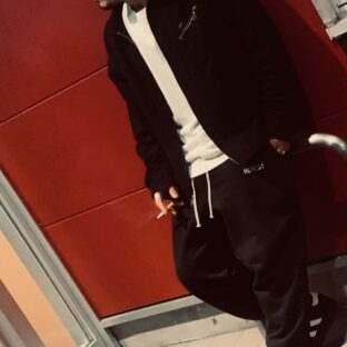 original logo  sweat pants【Black】