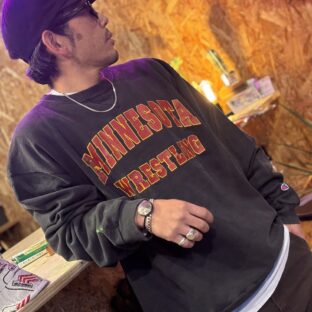 【Champion】ミネソタ大学レスリング チームロゴ リバースウィーブ