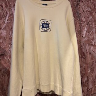 stussy ステューシーグローブロゴ クルーネックスウェット